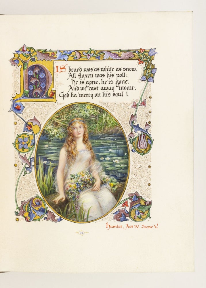 (ST16608) SELECTED SONGS FROM THE PLAYS OF WILLIAM SHAKESPEARE. ILLUMINATED MANUSCRIPT...