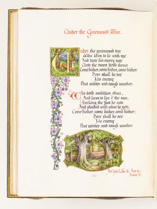 SELECTED SONGS FROM THE PLAYS OF WILLIAM SHAKESPEARE.