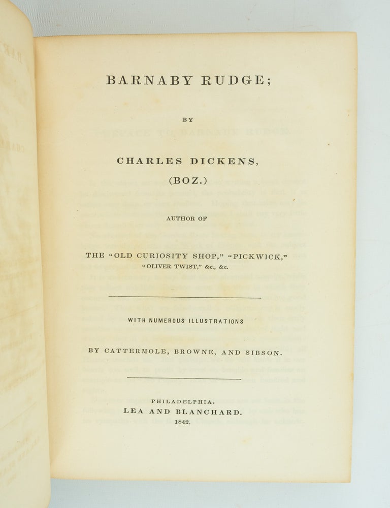 (ST16660cB) BARNABY RUDGE. CHARLES DICKENS