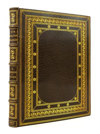 A BRIEF MEMOIR OF SIR WALTER RALEIGH; PREPARED FOR AND PUBLISHED IN THE NEW ENGLAND HISTORICAL. EXTRA-ILLUSTRATED BOOKS, RALEIGH, BINDINGS - THE ROSE BINDERY.