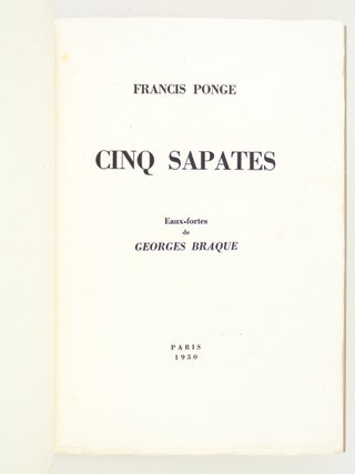 CINQ SAPATES.
