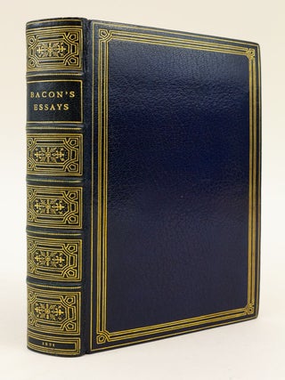 BACON'S ESSAYS AND COLOURS OF GOOD AND EVIL. BINDINGS - RIVIERE, SON.