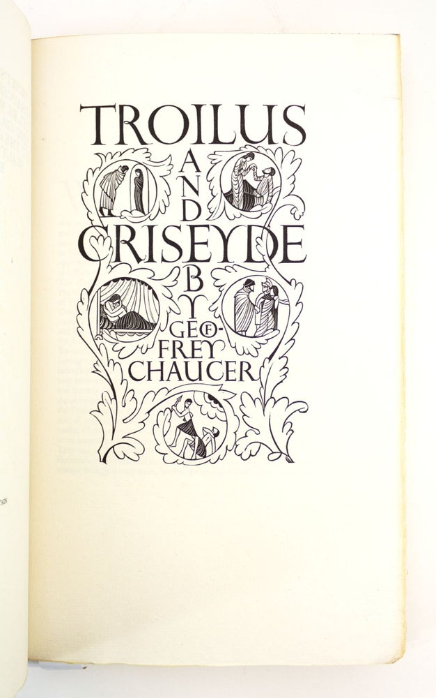 (ST16971) TROILUS AND CRISEYDE. GOLDEN COCKEREL PRESS, GEOFFREY CHAUCER.