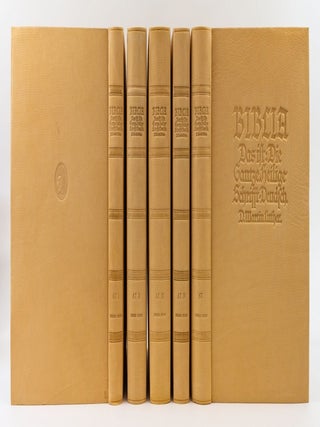 BIBLIA DAS IST: DIE GANTZE HEILIGE SCHRIFFT. DEUDSCH. D. MARTIN LUTHER. [THE GERMAN BIBLE IN. BREMER PRESSE, BIBLE IN GERMAN.