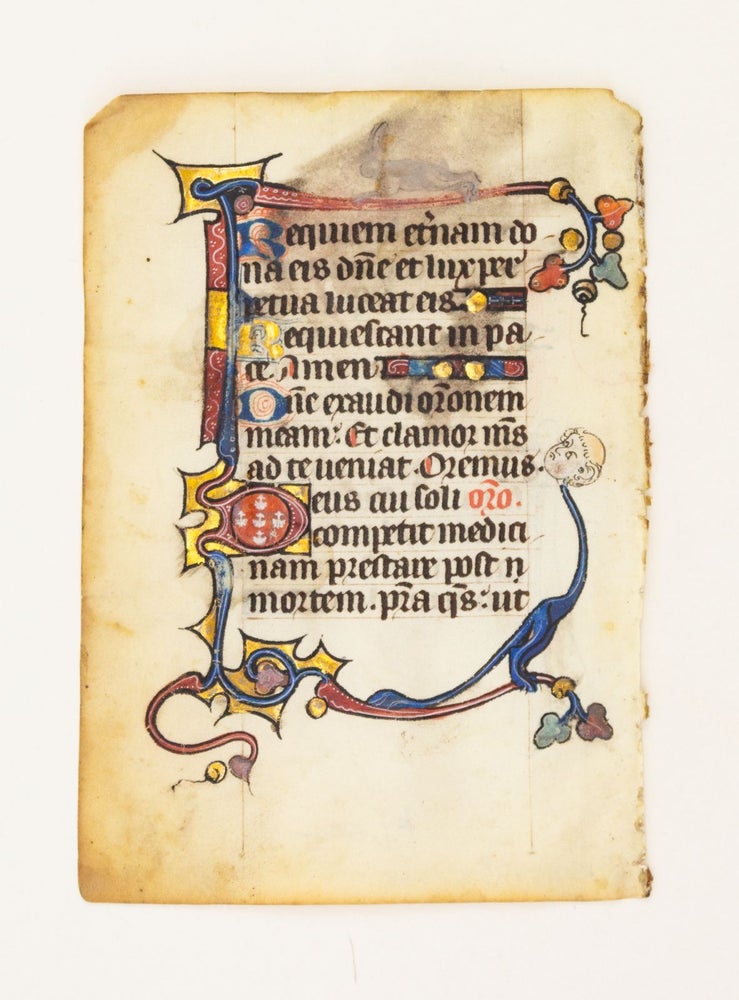 (ST16985J) FROM A SMALL PSALTER-HOURS IN LATIN, WITH IMMENSELY CHARMING MARGINALIA....