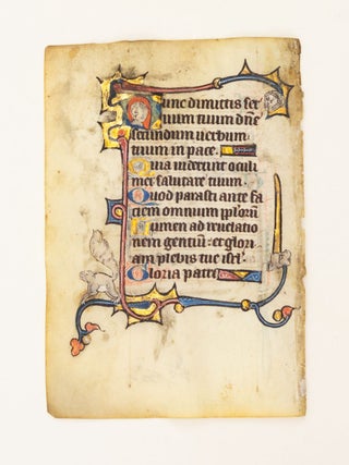 FROM A SMALL PSALTER-HOURS IN LATIN, WITH IMMENSELY CHARMING MARGINALIA.