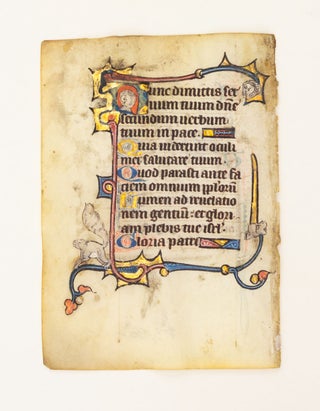 FROM A SMALL PSALTER-HOURS IN LATIN, WITH IMMENSELY CHARMING MARGINALIA.