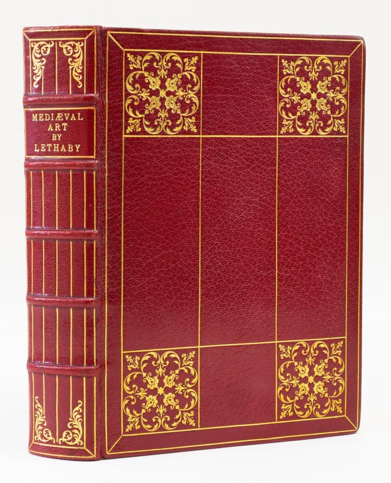 MEDIAEVAL ART, FROM THE PEACE OF THE CHURCH TO THE EVE OF THE RENAISSANCE  312-1350 by BINDINGS - CLUB BINDERY, W. R. LETHABY on Phillip J. Pirages