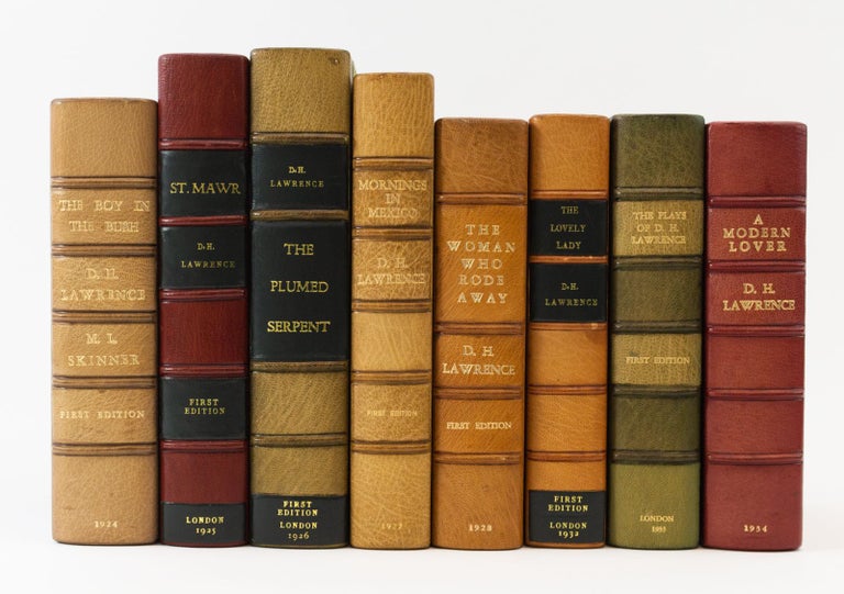 (ST17012collection) A COLLECTION OF EIGHT FIRST EDITIONS, OFFERED AS A GROUP. D. H. LAWRENCE.
