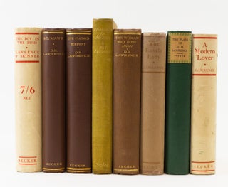A COLLECTION OF EIGHT FIRST EDITIONS, OFFERED AS A GROUP.