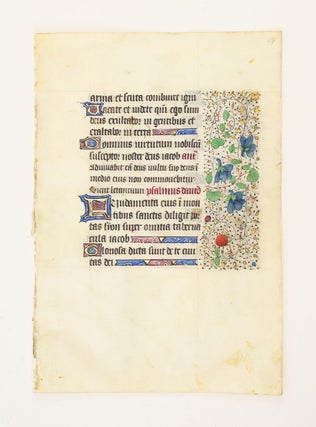 FROM A LARGE BOOK OF HOURS IN LATIN.