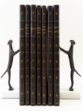 THE PLAYERS' SHAKESPEARE . . . NEWLY PRINTED FROM THE FIRST FOLIO OF 1623. SHAKESPEARE HEAD PRESS, WILLIAM SHAKESPEARE.