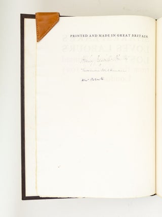 THE PLAYERS' SHAKESPEARE . . . NEWLY PRINTED FROM THE FIRST FOLIO OF 1623.
