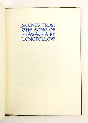 THREE SCENES FROM "THE SONG OF HIAWATHA": I. HIAWATHA'S WEDDING FEAST; II. THE DEATH OF MINNEHAHA; III. HIAWATHA'S DEPARTURE.