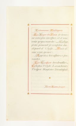TRIBUNAUX RUSTIQUES.