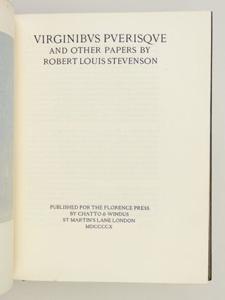 VIRGINIBUS PUERISQUE AND OTHER PAPERS.