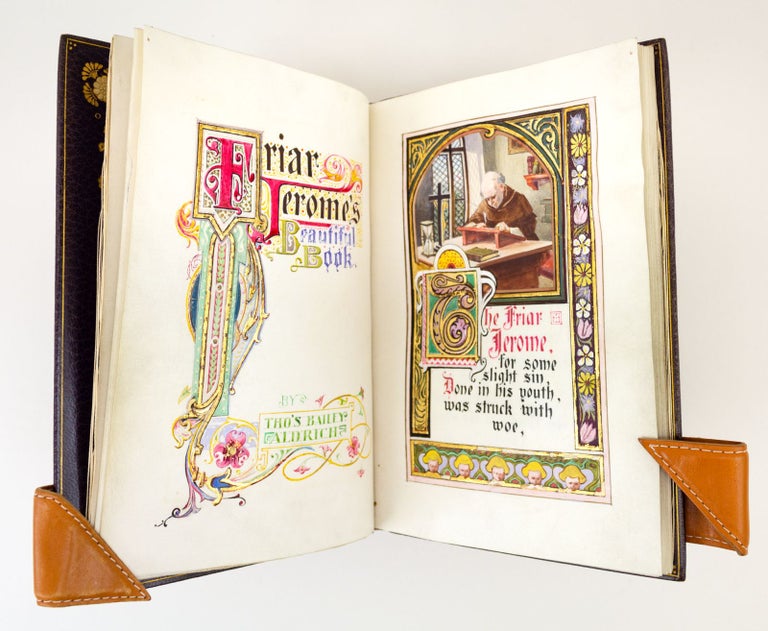 (ST17129-042) FRIAR JEROME'S BEAUTIFUL BOOK. ILLUMINATED MANUSCRIPT ON VELLUM - MODERN,...
