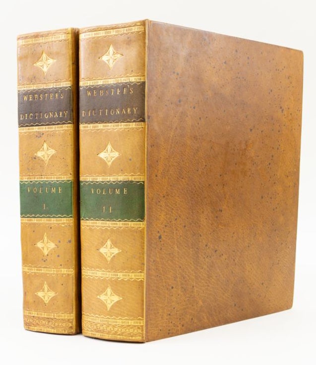 (ST17220) AN AMERICAN DICTIONARY OF THE ENGLISH LANGUAGE. NOAH WEBSTER