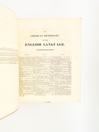 AN AMERICAN DICTIONARY OF THE ENGLISH LANGUAGE.