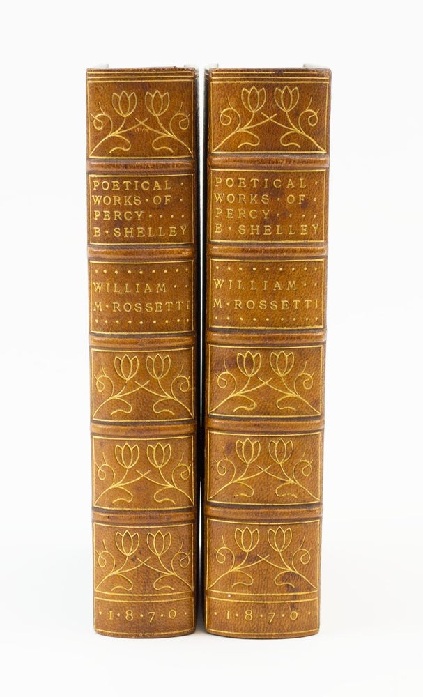 (ST17263-06) POETICAL WORKS OF PERCY SHELLEY. BINDINGS - SARAH PRIDEAUX, PERCY BYSSHE...