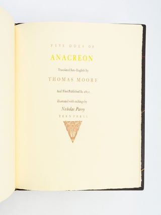 FIVE ODES OF ANACREON.