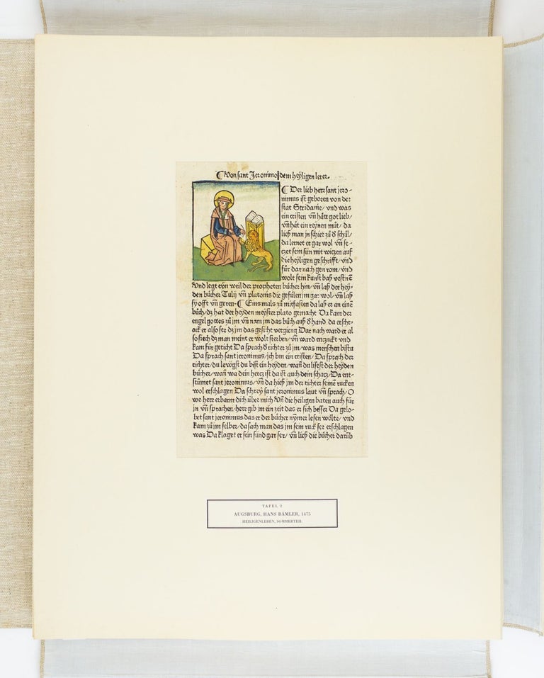 (ST17493) DER BUCHHOLZSCHNITT IM 15. JAHRHUNDERT IN ORIGINAL-BEISPIELEN. WOODCUTS LEAF...