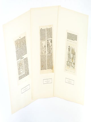 DER BUCHHOLZSCHNITT IM 15. JAHRHUNDERT IN ORIGINAL-BEISPIELEN.