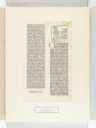 DER BUCHHOLZSCHNITT IM 15. JAHRHUNDERT IN ORIGINAL-BEISPIELEN.