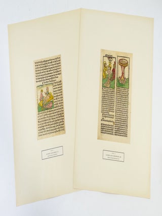 DER BUCHHOLZSCHNITT IM 15. JAHRHUNDERT IN ORIGINAL-BEISPIELEN.