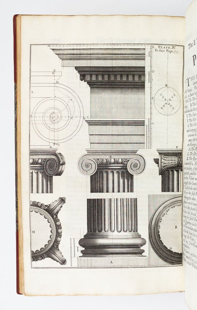 (ST17496-033) A TREATISE OF THE FIVE ORDERS OF COLUMNS IN ARCHITECTURE. ARCHITECTURE - 17TH CENTURY, CLAUDE PERRAULT.