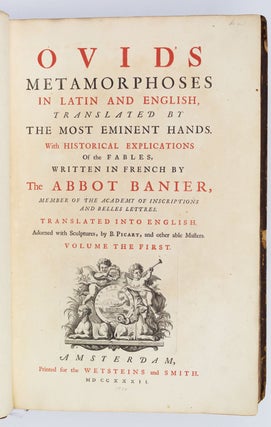 OVID'S METAMORPHOSES, IN LATIN AND ENGLISH.