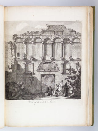 RUINS OF THE PALACE OF THE EMPEROR DIOCLETIAN AT SPALATRO IN DALMATIA.