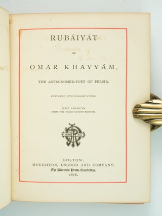 RUBAIYAT OF OMAR KHAYYAM.