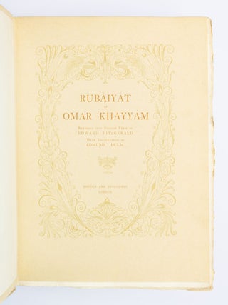 RUBAIYAT OF OMAR KHAYYAM.