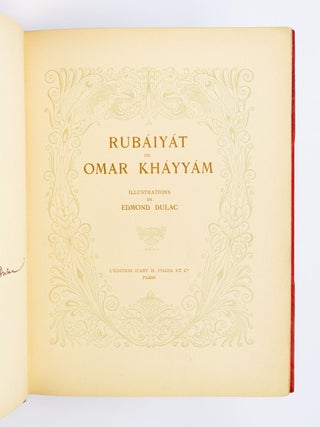 RUBAIYAT DE OMAR KHAYYAM.