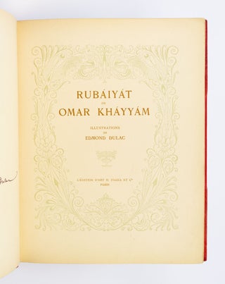 RUBAIYAT DE OMAR KHAYYAM.