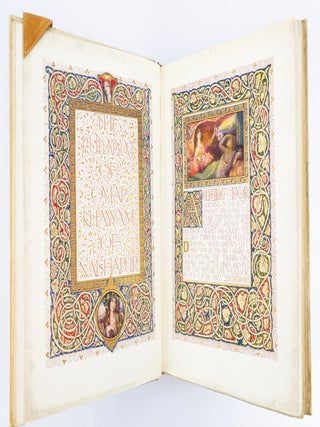 RUBAIYAT OF OMAR KHAYYAM. REPRODUCED FROM A MANUSCRIPT WRITTEN AND ILLUMINATED BY F. SANGORSKI & G. SUTCLIFFE.