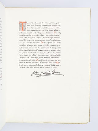 RUBAIYAT OF OMAR KHAYYAM. REPRODUCED FROM A MANUSCRIPT WRITTEN AND ILLUMINATED BY F. SANGORSKI & G. SUTCLIFFE.