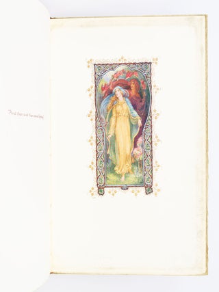 RUBAIYAT OF OMAR KHAYYAM. REPRODUCED FROM A MANUSCRIPT WRITTEN AND ILLUMINATED BY F. SANGORSKI & G. SUTCLIFFE.