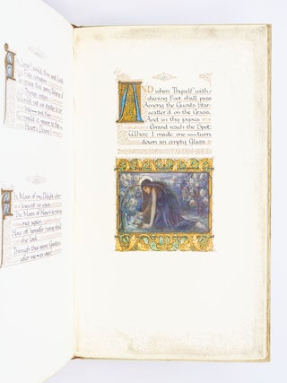 RUBAIYAT OF OMAR KHAYYAM. REPRODUCED FROM A MANUSCRIPT WRITTEN AND ILLUMINATED BY F. SANGORSKI & G. SUTCLIFFE.