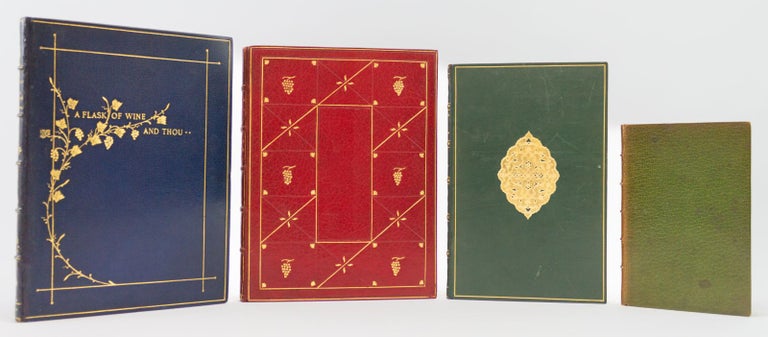 (ST17640-G08) RUBAIYAT OF OMAR KHAYYAM. INCLUDING ONE WITH A. FORE-EDGE PAINTING FOUR...