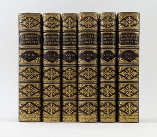 BISHOP BURNET'S HISTORY OF HIS OWN TIME: WITH . . . NOTES BY THE EARLS OF DARTMOUTH AND. BINDINGS - BEDFORD, GILBERT BURNET.