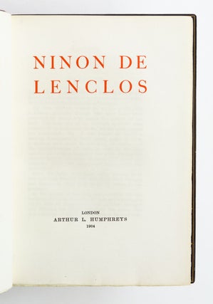 NINON DE LENCLOS.