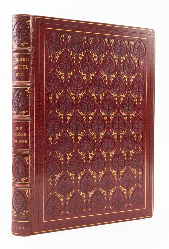(ST17640n) RELIGIO MEDICI, URN BURIAL, CHRISTIAN MORALS, AND OTHER ESSAYS. BINDINGS -...
