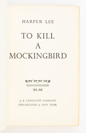 TO KILL A MOCKINGBIRD.