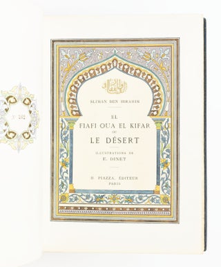 EL FIAFI OUA EL KIFAR, OU LE DÉSERT.