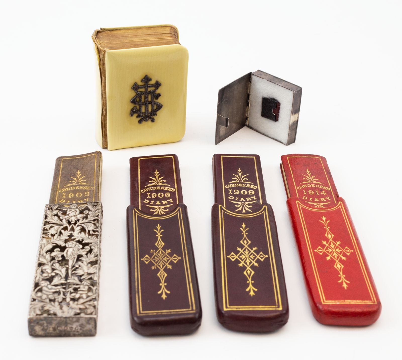 A SMALL COLLECTION OF DESIRABLE MINIATURE BOOKS, OFFERED AS A GROUP by  MINIATURE BOOKS on Phillip J. Pirages Fine Books and Manuscripts
