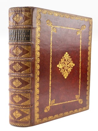 INSTITUTIE OFTE ONDERWIJSINGH IN DE CHRISTELICKE RELIGIE. [and] SUPPLICATIE VAN DEN NOODIGHE. BINDINGS - BAROQUE FLOWER BINDERY, JOHN CALVIN.