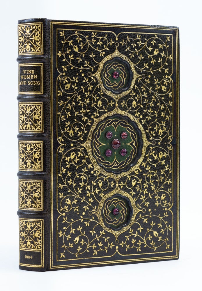 (ST18397) WINE, WOMEN, AND SONG: MEDIÆVAL LATIN STUDENTS' SONGS NOW FIRST TRANSLATED INTO ENGLISH VERSE. JEWELLED BINDINGS - DE SAUTY, JOHN ADDINGTON SYMONDS.