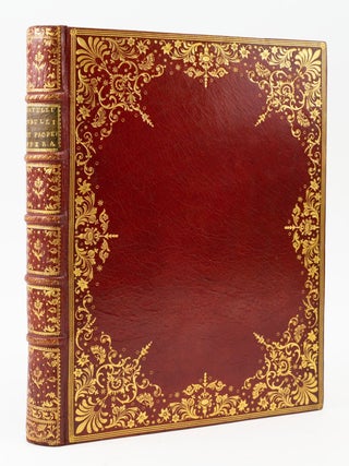 OPERA. BINDINGS - 18TH CENTURY MOROCCO, CATULLUS, BASKERVILLE IMPRINT.